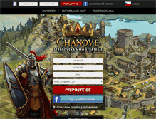 Tablet Screenshot of chanove.cz